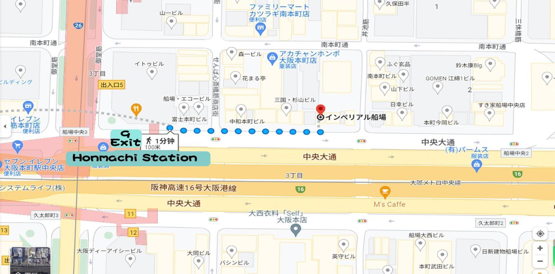Imperial 心斎橋本町 Apartment Osaka Exterior photo